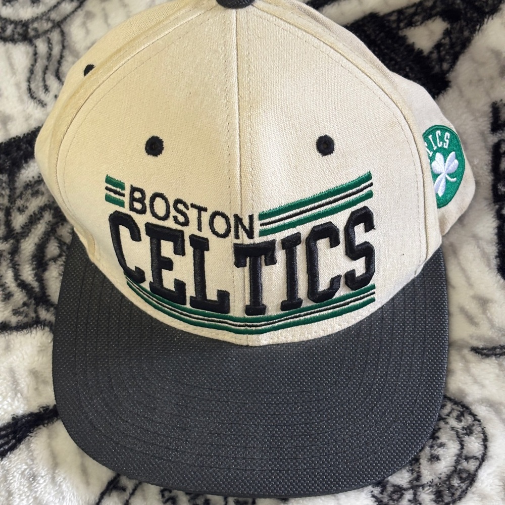 BOSTON CELTICS MITCHELL & NESS SNAPBACK CAP NBA Draft Shadow